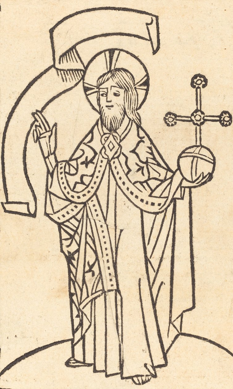 Kristus før Salvatore, ca. 1475. av Unbekannt