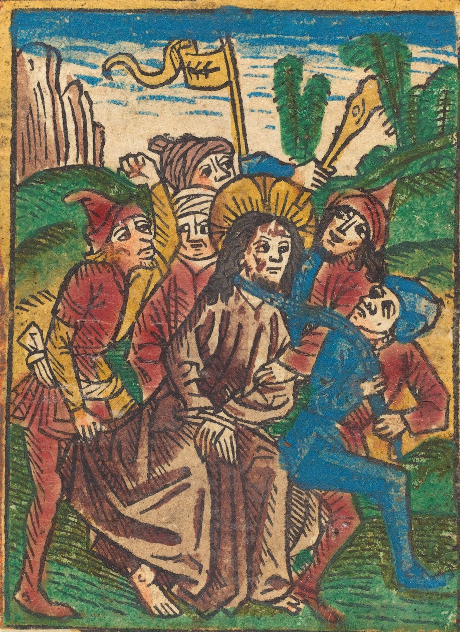 Kristus førte til fengsel, ca. 1490. av Unbekannt