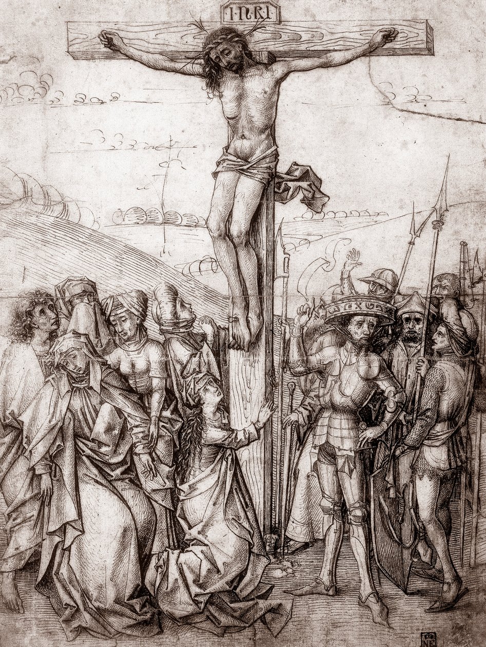 Kristus på korset, c1480 av Unbekannt
