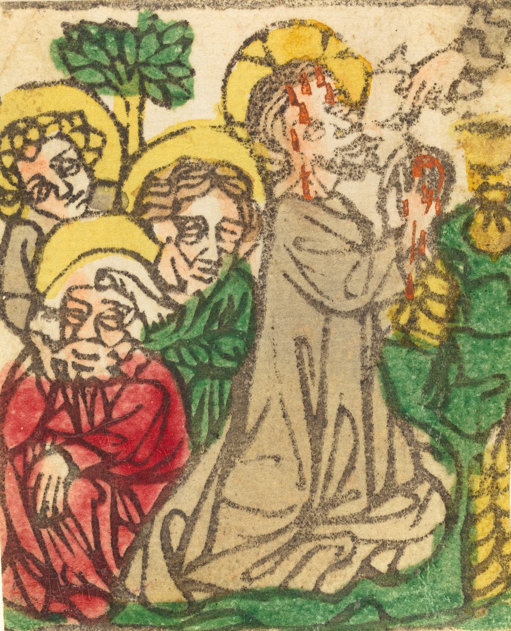 Kristus på Oljeberget, ca. 14251450. av Unbekannt
