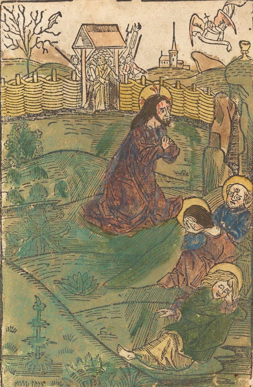 Kristus på Oljeberget, ca. 1490. av Unbekannt