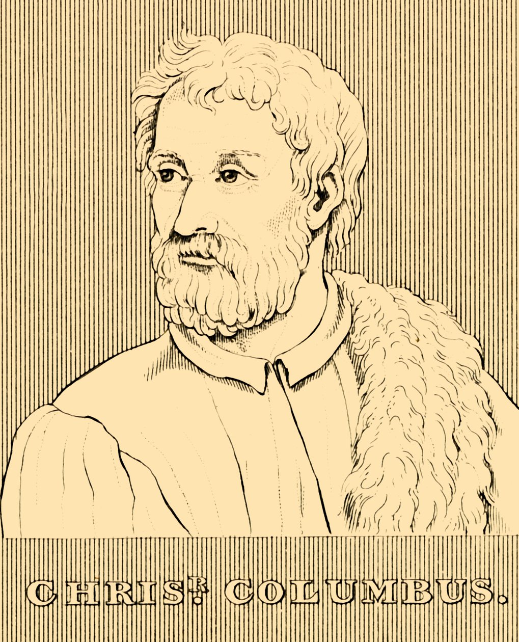 Christopher Columbus, 1451-1506, 1830. av Unbekannt
