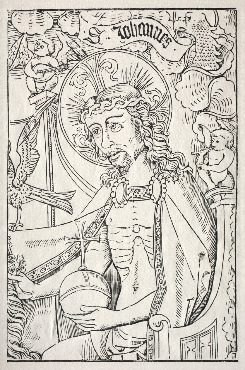 Kristus i halv lengde, ca. 1480. av Unbekannt