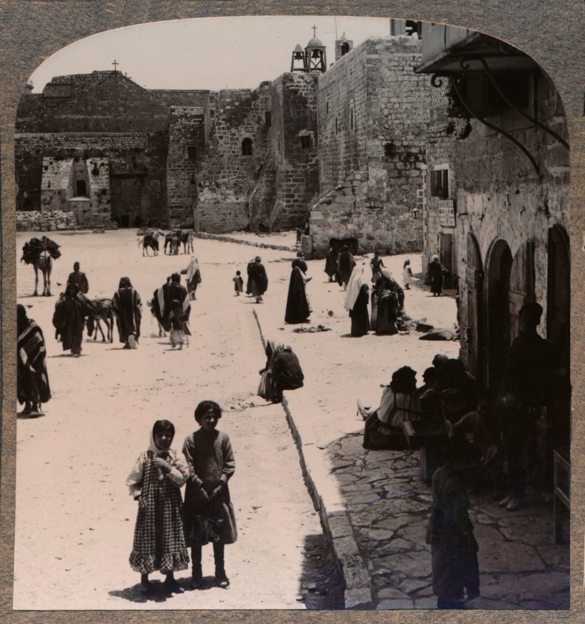 Fødselskirken, Betlehem, ca 1900 av Unbekannt