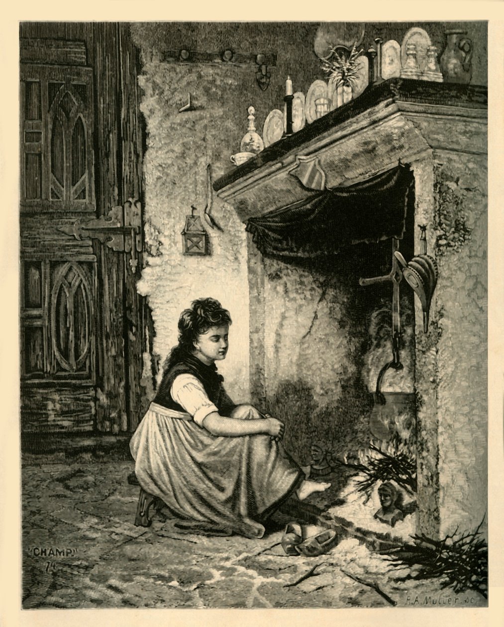 Askepott, 1883. av Unbekannt