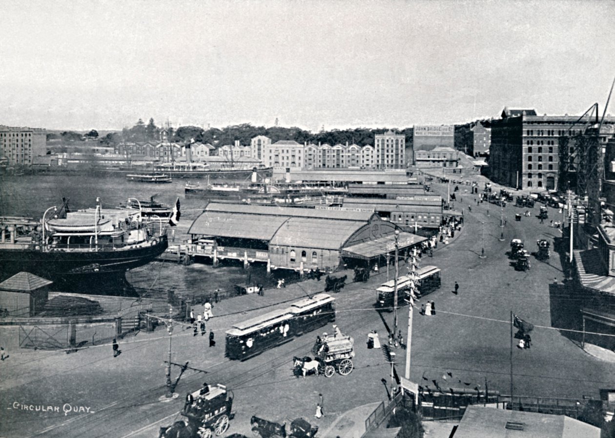 Circular Quay, c1900. av Unbekannt