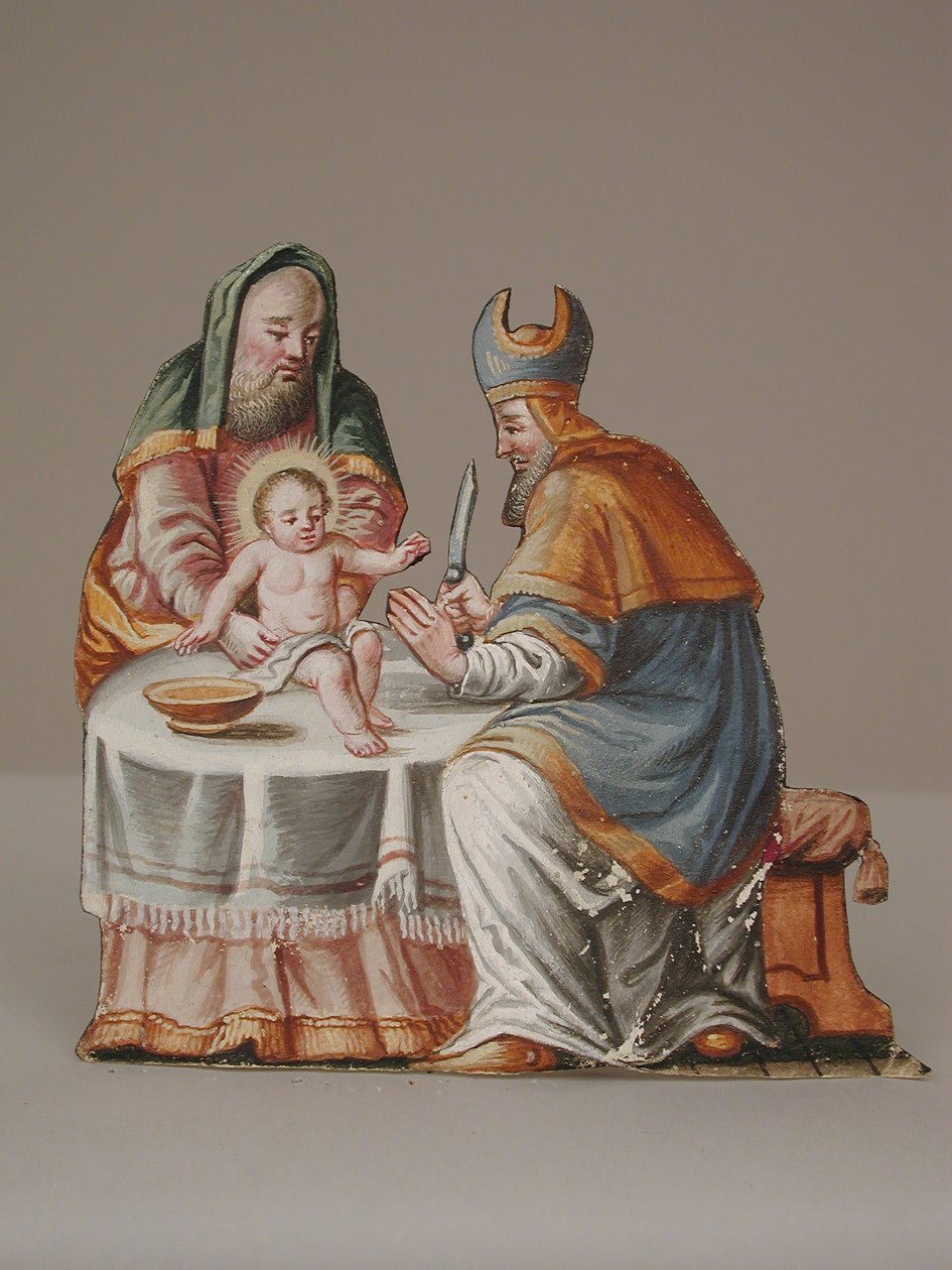Omskjæring av Jesus i tempelet, 1700-tallet. av Unbekannt