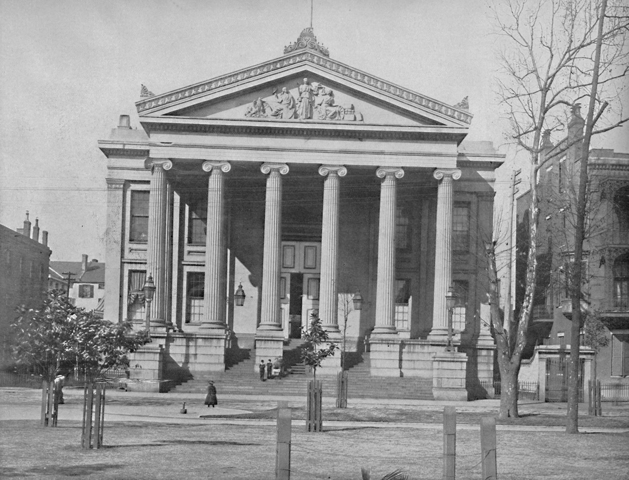 Rådhuset, New Orleans, c1897. av Unbekannt
