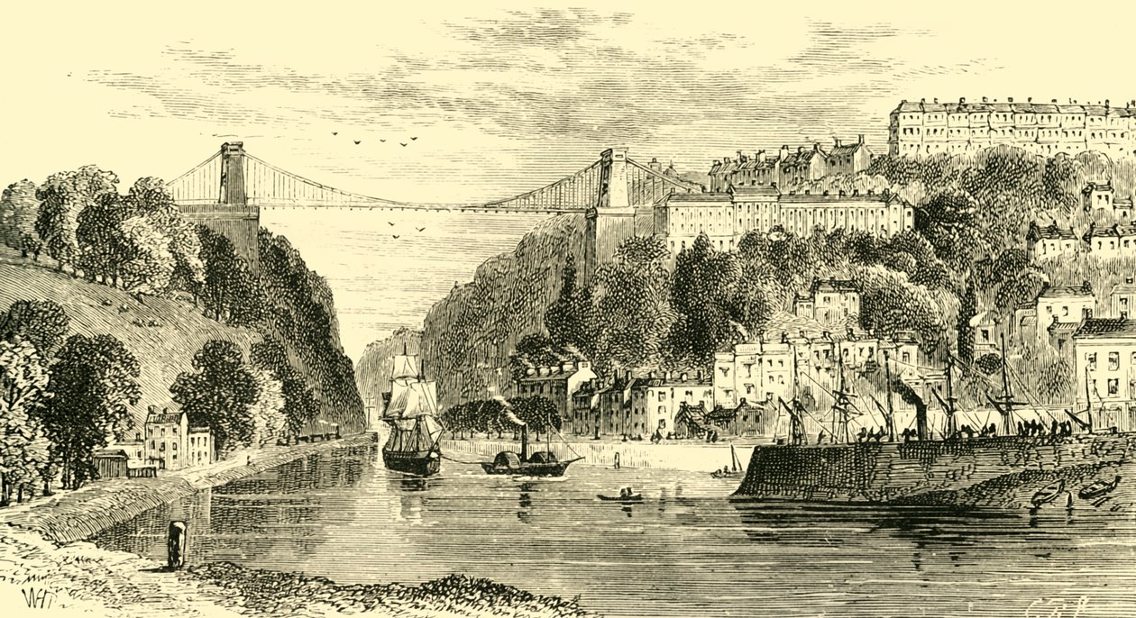 Clifton hengebro, 1898. av Unbekannt