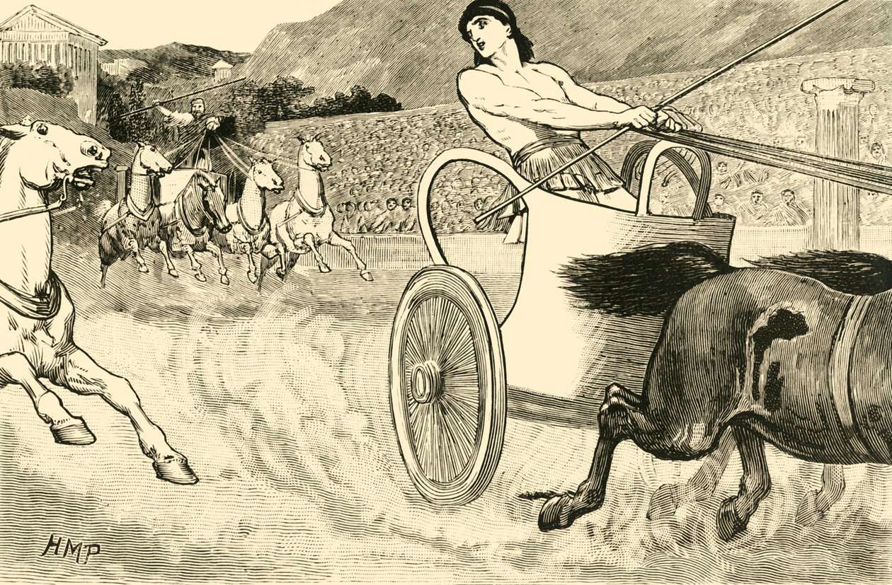 Clisthenes ved de olympiske leker, 1890. av Unbekannt