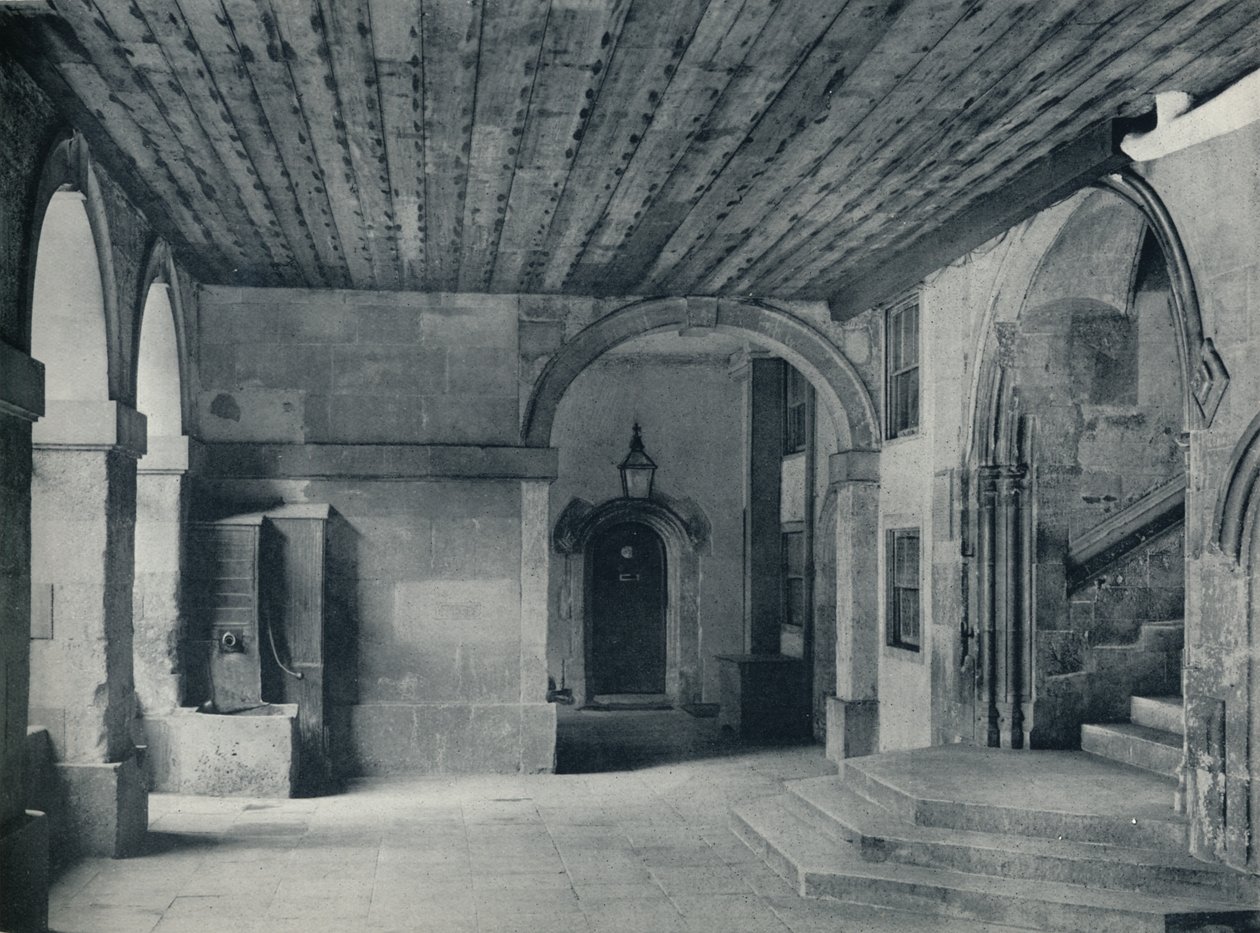 Klosterpumpe og halltrinn, 1926 av Unbekannt
