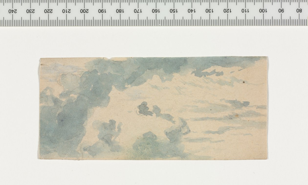 Cloud Study, 1800-tallet. av Unbekannt