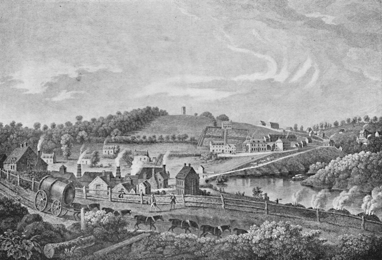 Coalbrookdale i 1758, 1758, 1904 av Unbekannt