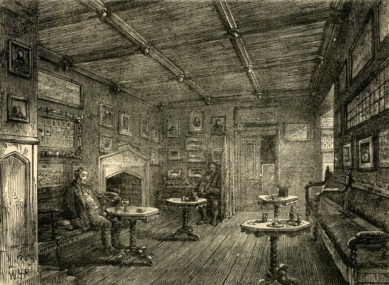 Kafferom ved St. Johns Gate, c1872. av Unbekannt