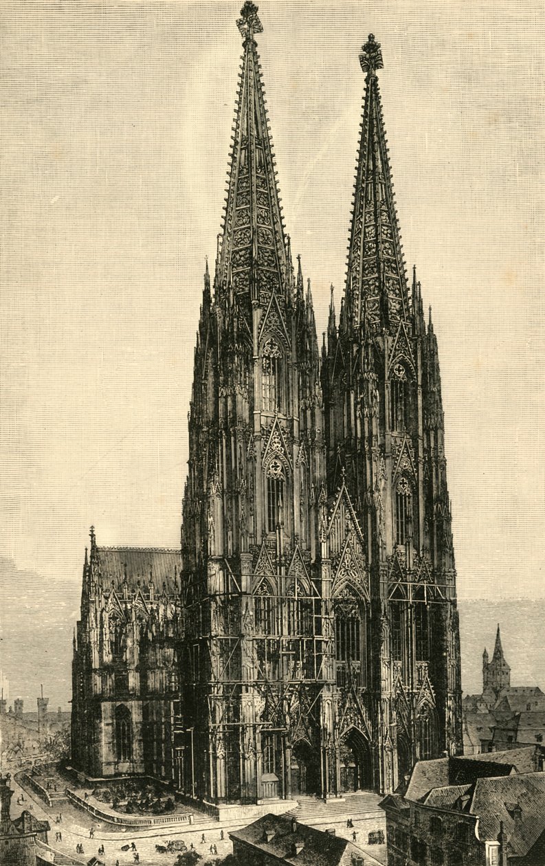 Kölnerdomen, 1890. av Unbekannt