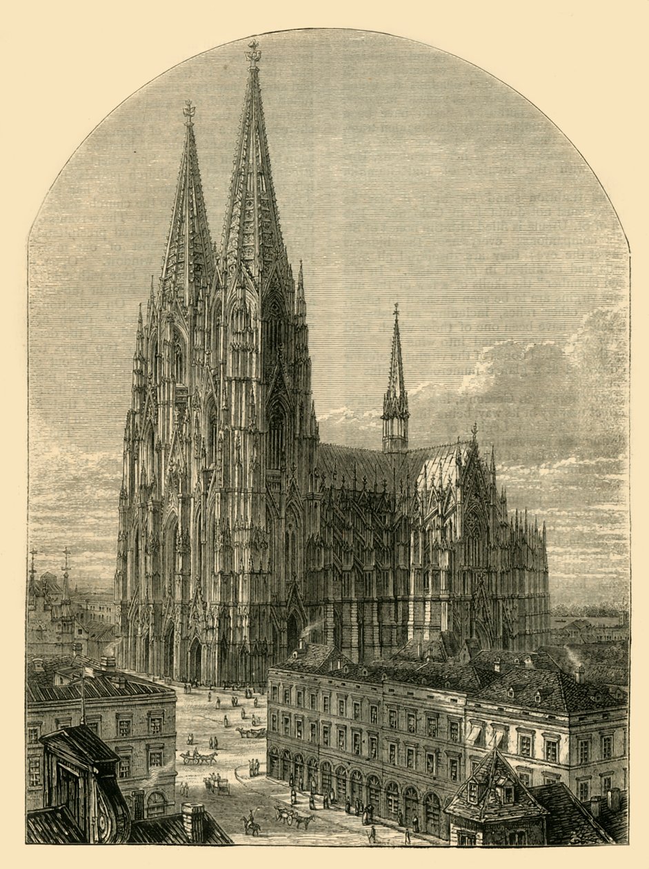 Kölnerdomen ferdigstilt, 1881. av Unbekannt