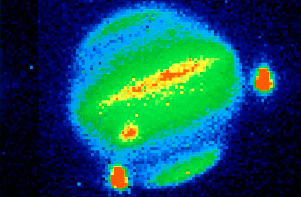 Kometen Shoemaker-Levy kolliderte med Jupiter, 20. juli 1994 av Unbekannt
