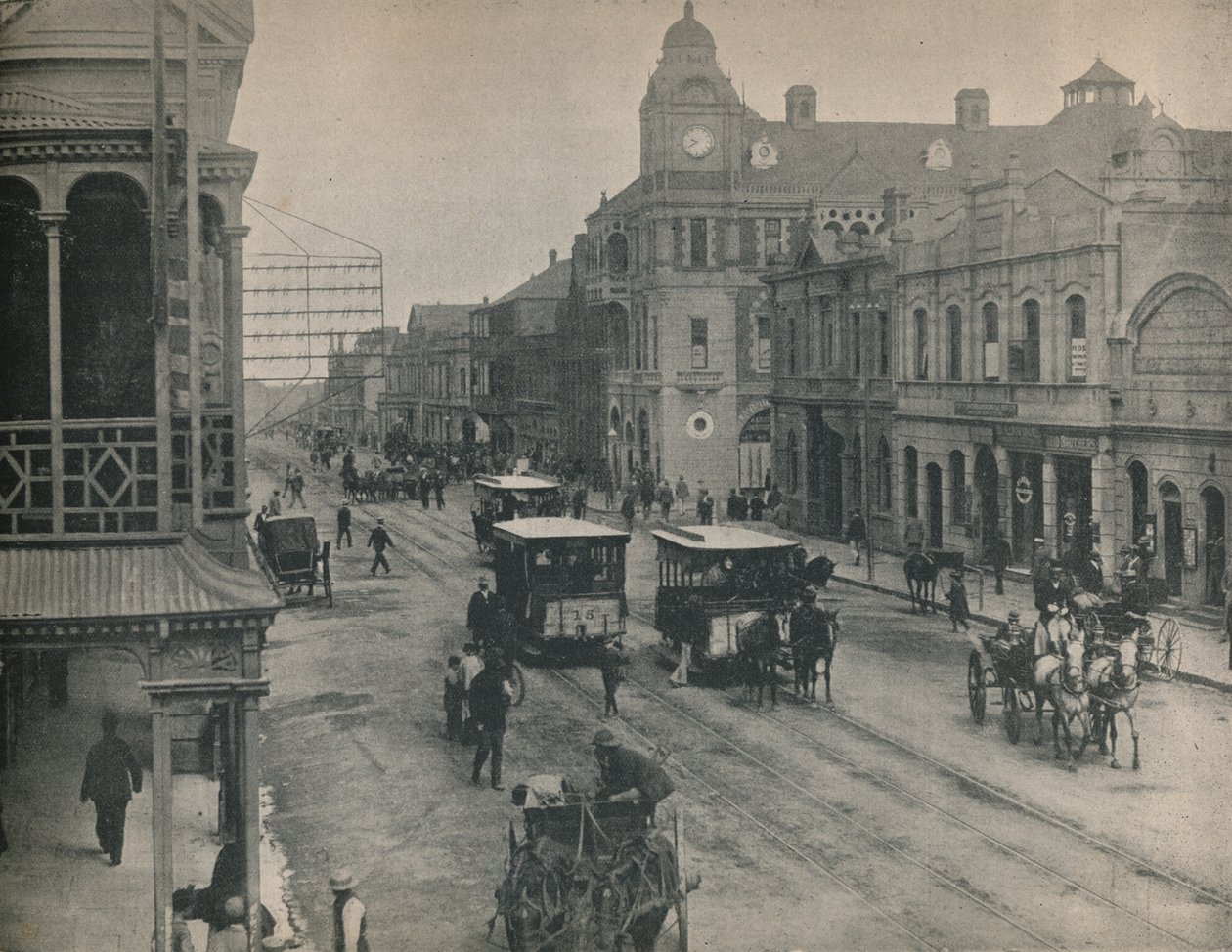 Commissioner Street, Johannesburg, c1900. av Unbekannt