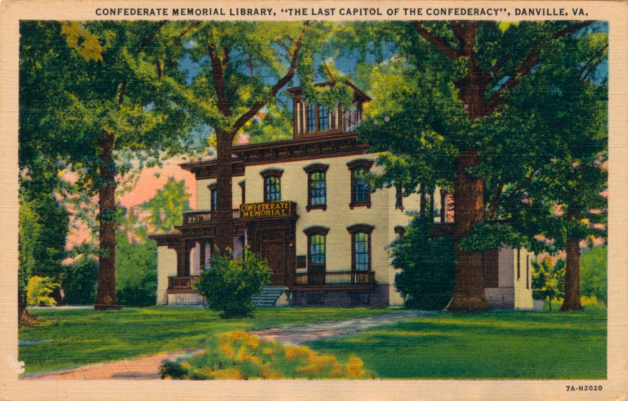 Confederate Memorial Library, Danville, Virginia, 1938 av Unbekannt