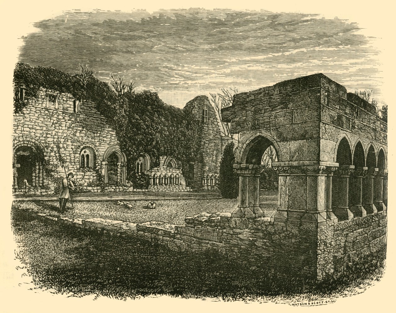 Cong Abbey, 1898. av Unbekannt