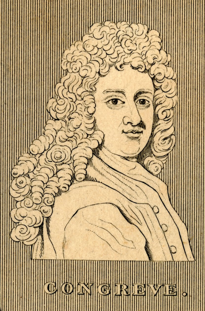 Congreve, 1670-1729, 1830. av Unbekannt