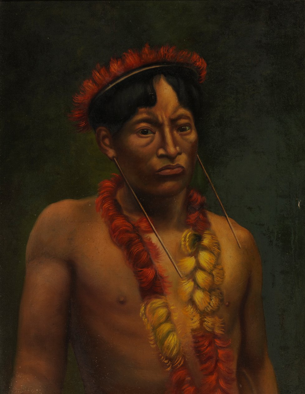 Conibo Indian, ca. 1890-1892. av Unbekannt