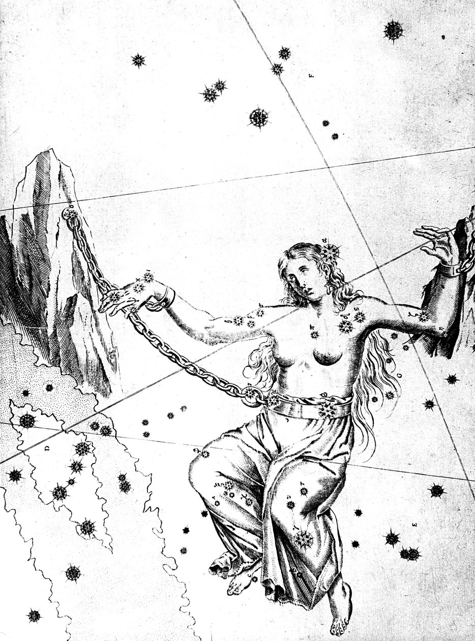 Constellation of Andromeda, 1723 av Unbekannt