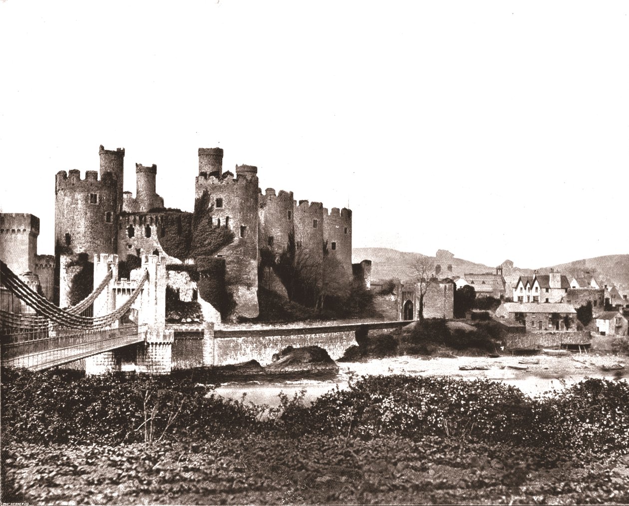 Conway Castle, Nord-Wales, 1894. av Unbekannt