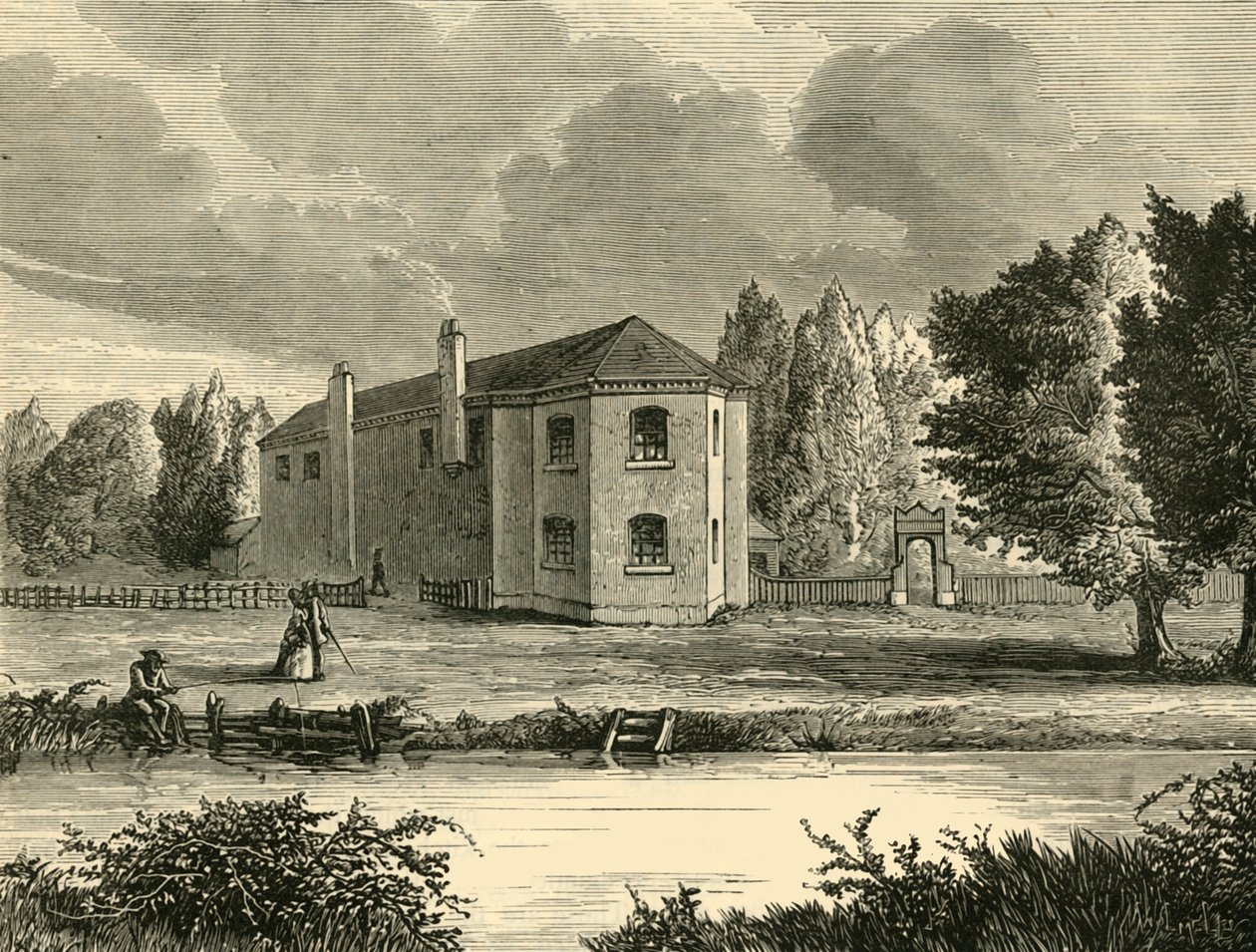 Københavns hus, c1872. av Unbekannt
