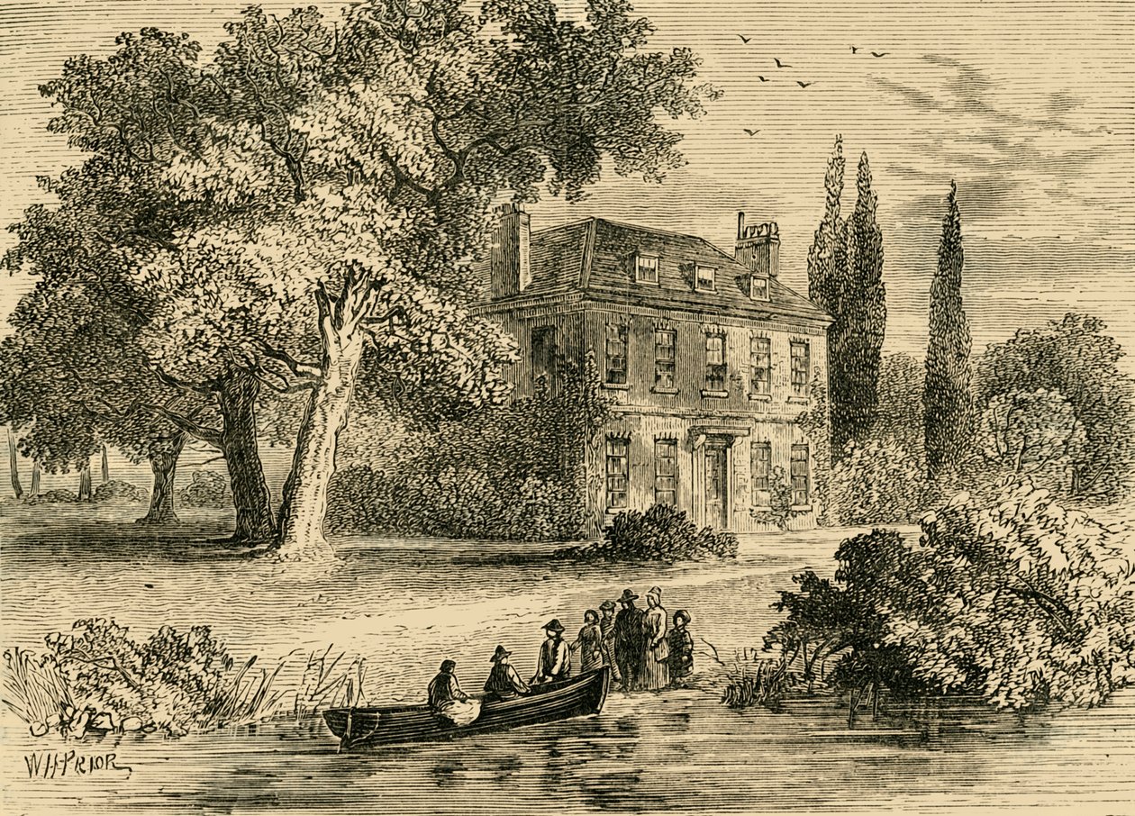 Corney House, i 1760, c1878. av Unbekannt