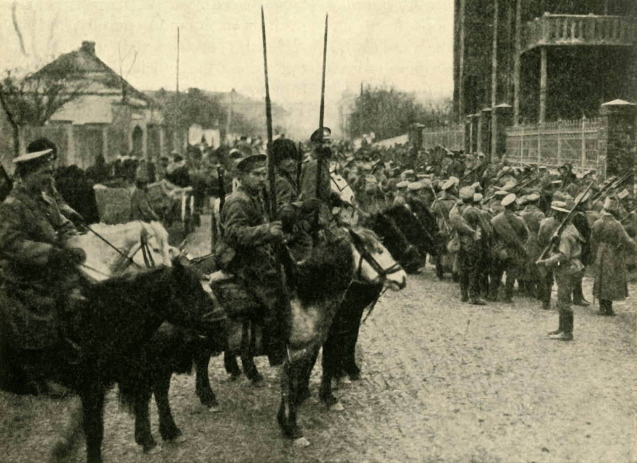 Kosakksoldater, første verdenskrig, 1914, c1920. av Unbekannt