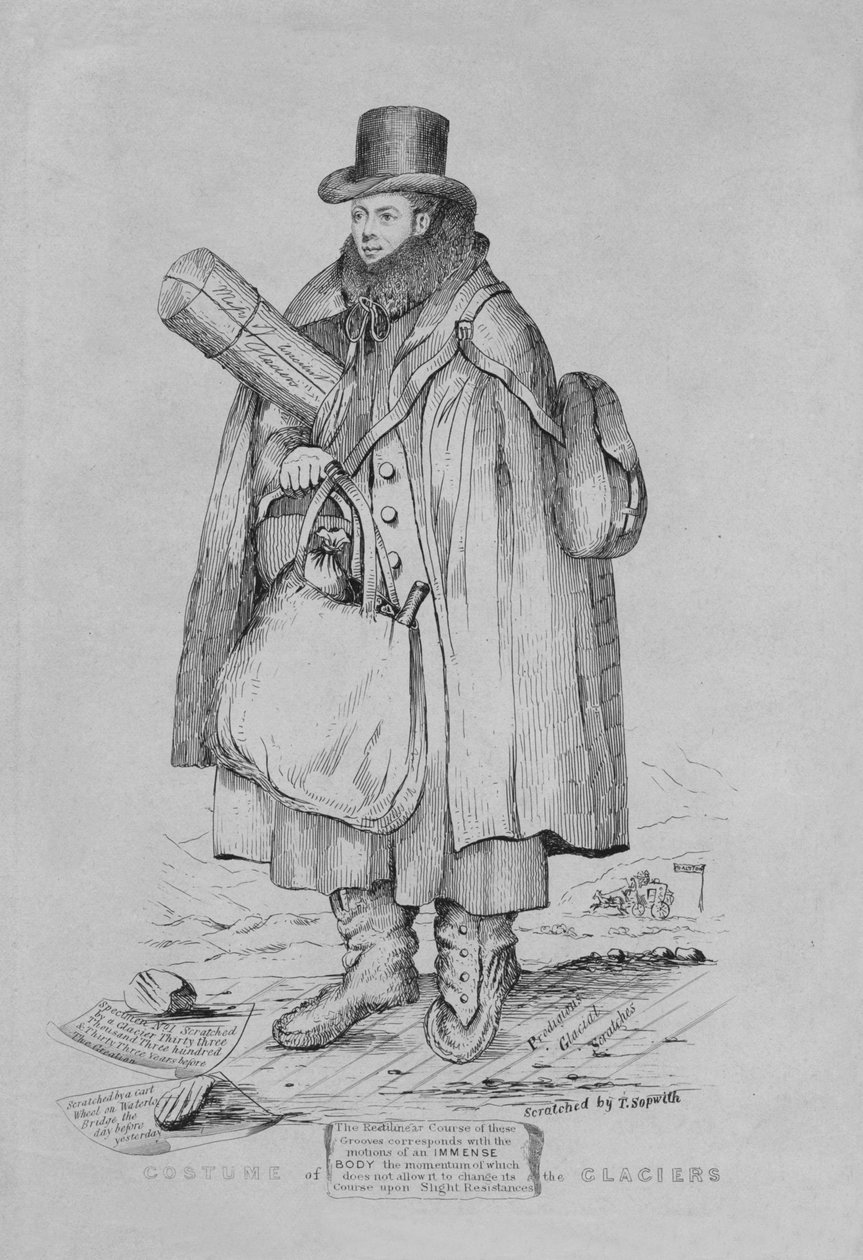 Drakten til isbreene, 1875. av Unbekannt