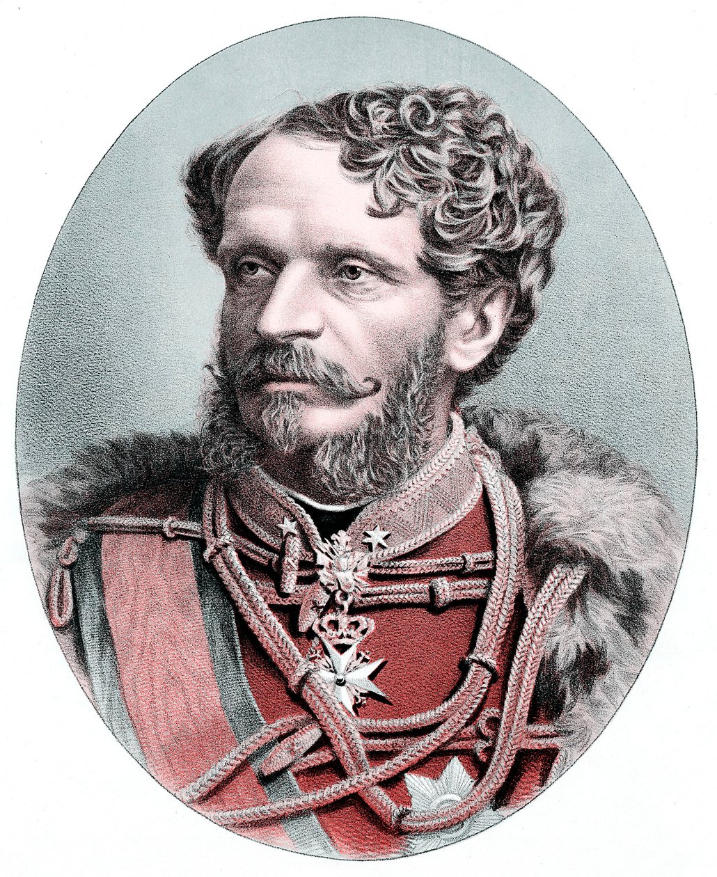 Grev Julius Andrassy 1823-1890, ungarsk statsmann, c1880 av Unbekannt
