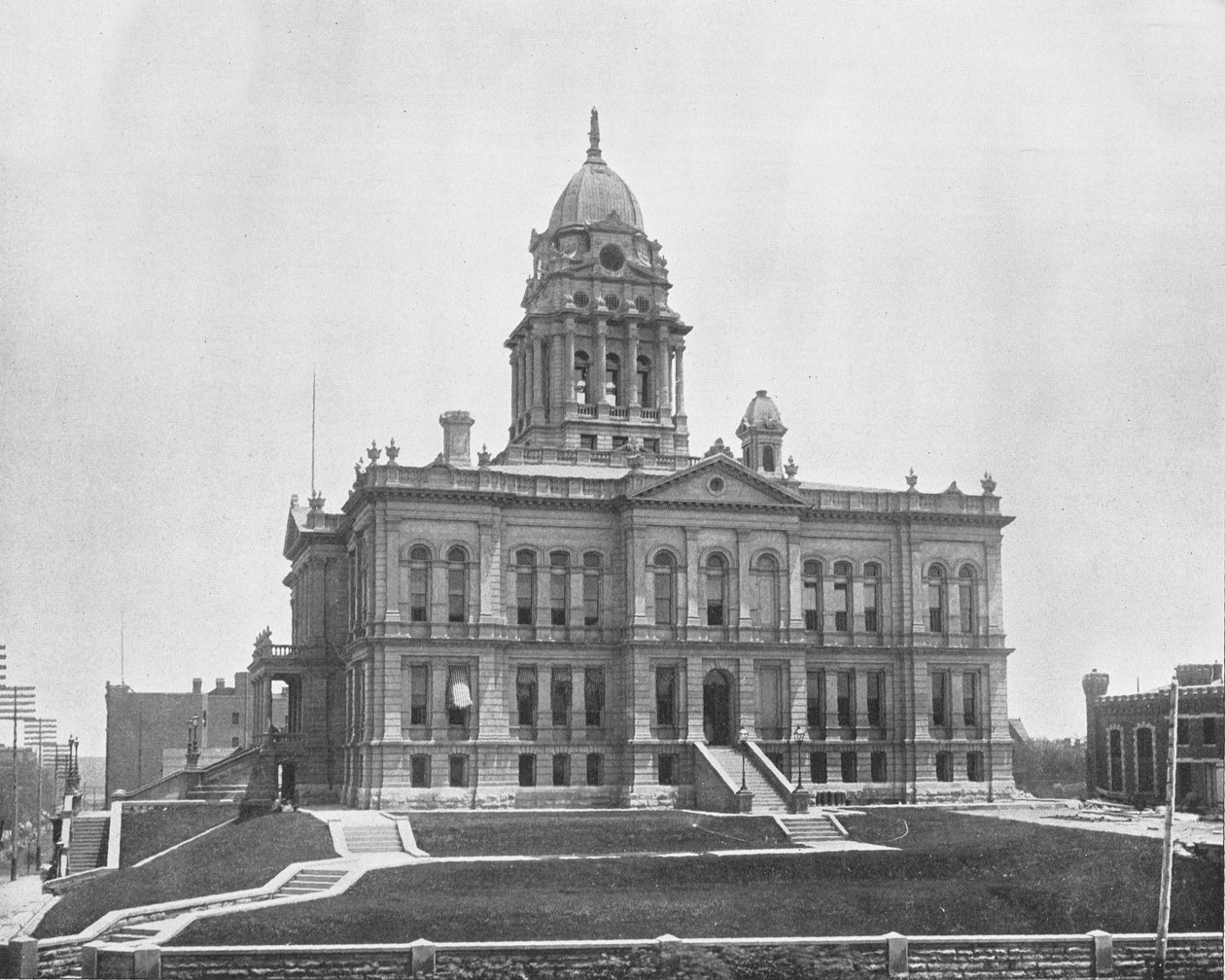 Court House, Omaha, Nebraska, USA, c1900. av Unbekannt