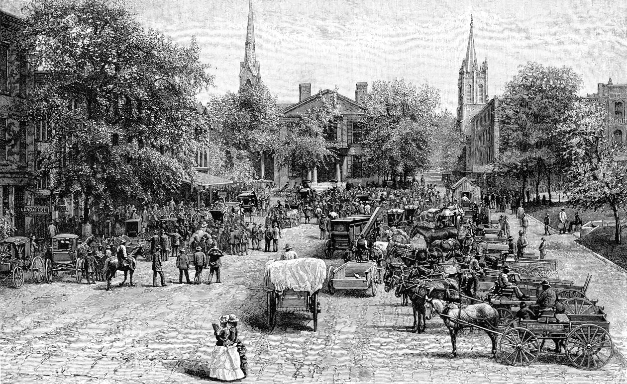Court House Square, Lexington, Kentucky av Unbekannt