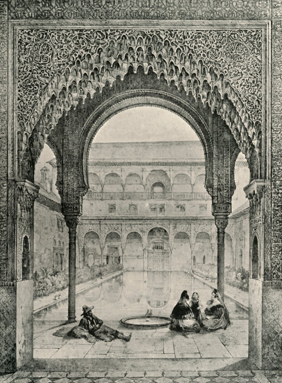 Court of the Fish-Pond, 1800-tallet, 1907. av Unbekannt