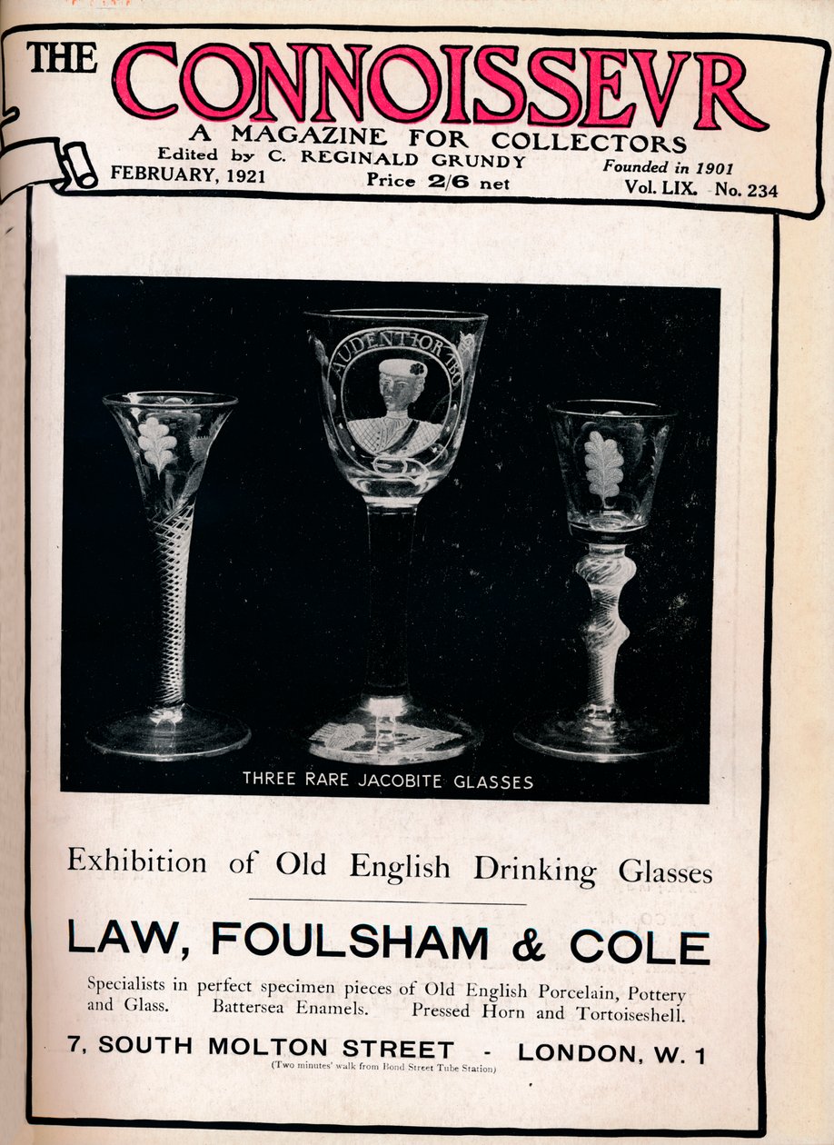Forside av The Connoisseur, februar 1921 av Unbekannt