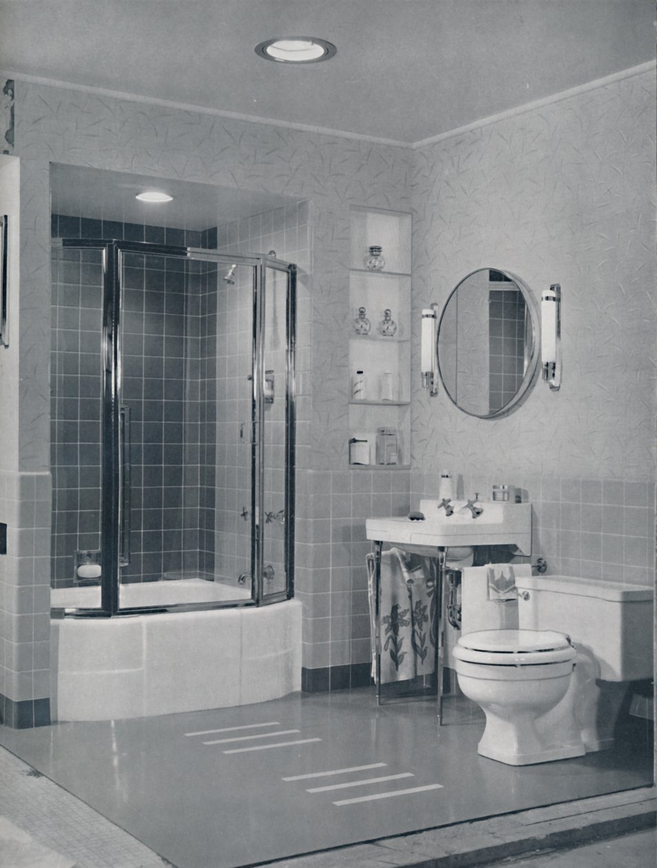Kranselskap. - Badet, 1940 av Unbekannt
