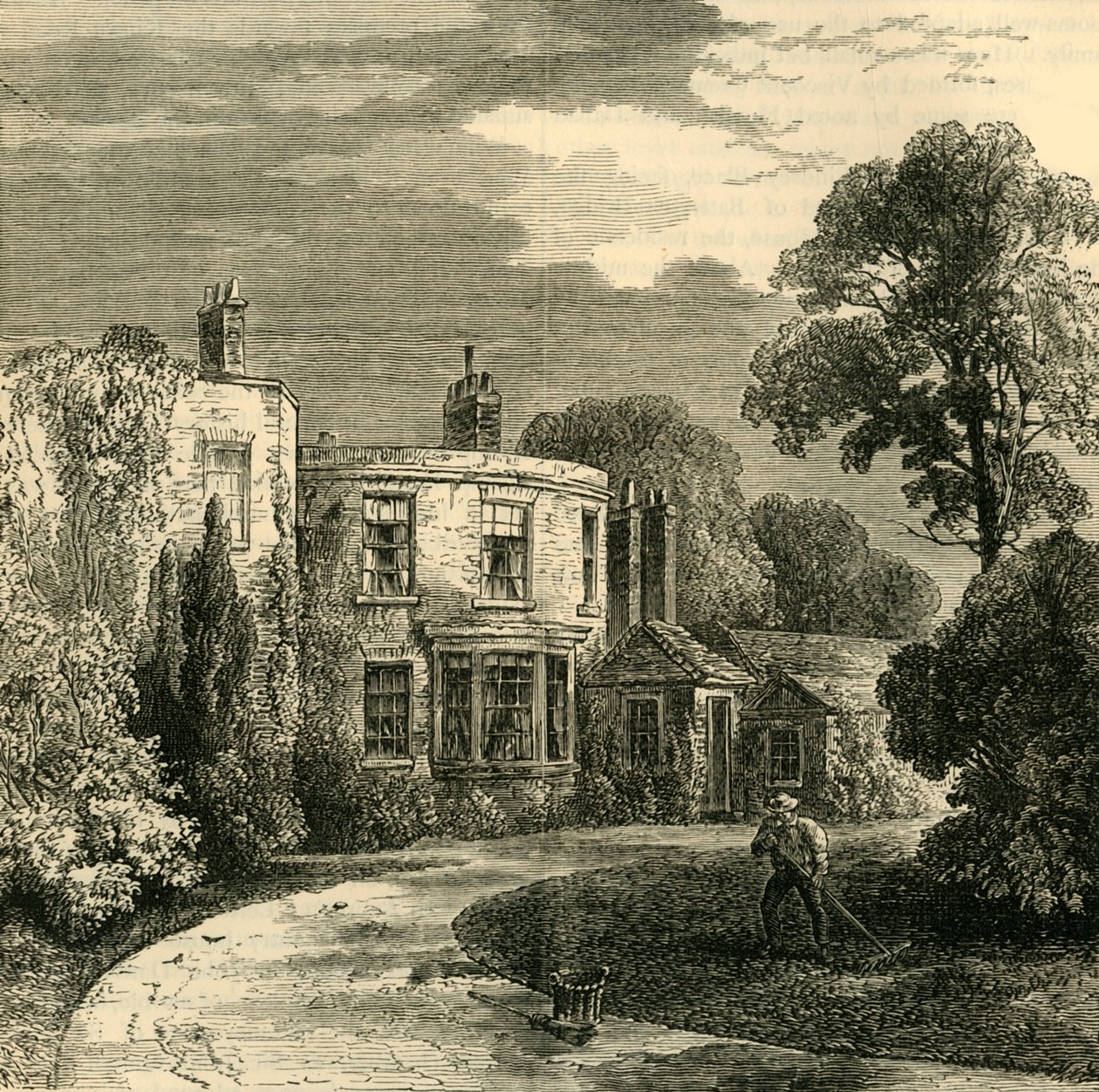 Cremorne gård, 1829, c1876. av Unbekannt