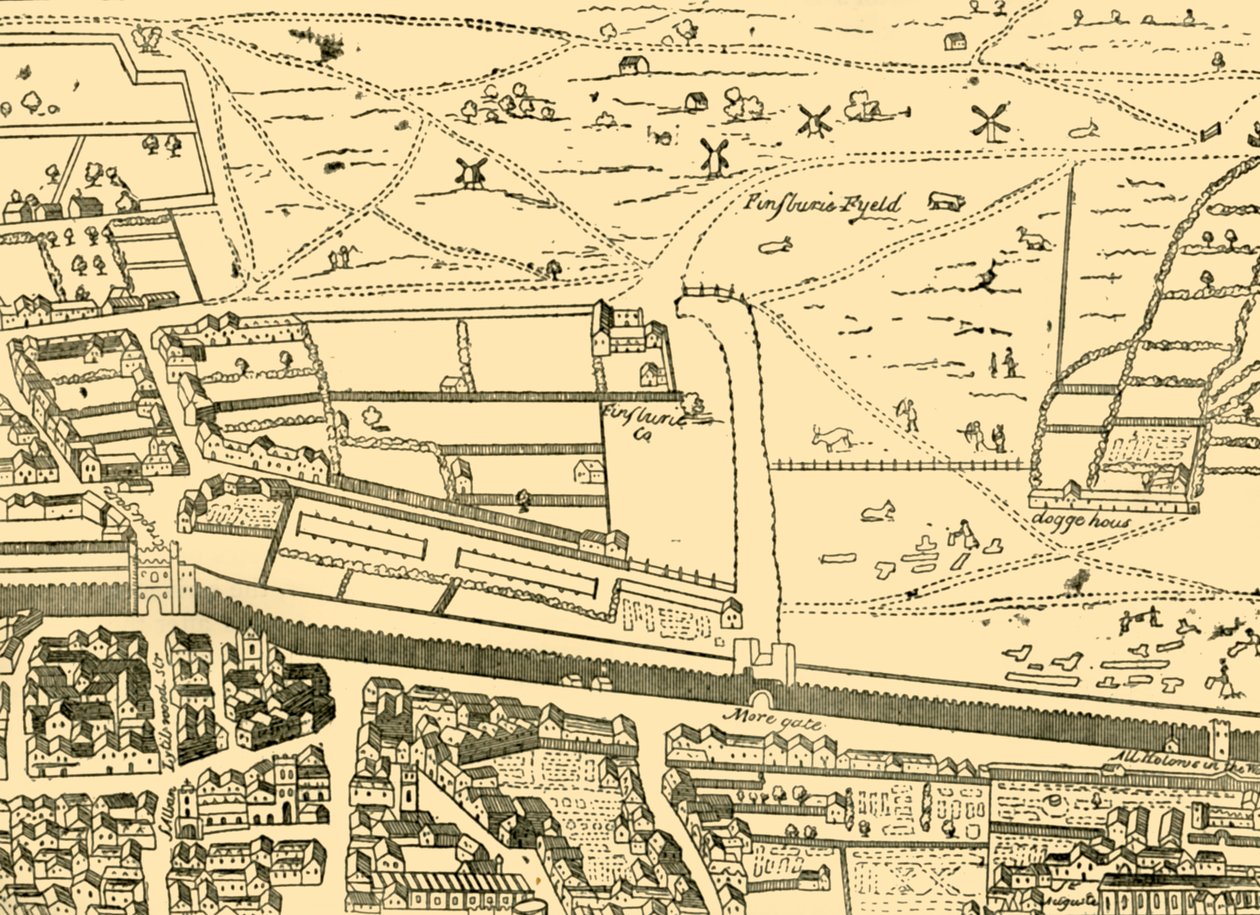 Cripplegate and Neighbourhood, c1872. av Unbekannt