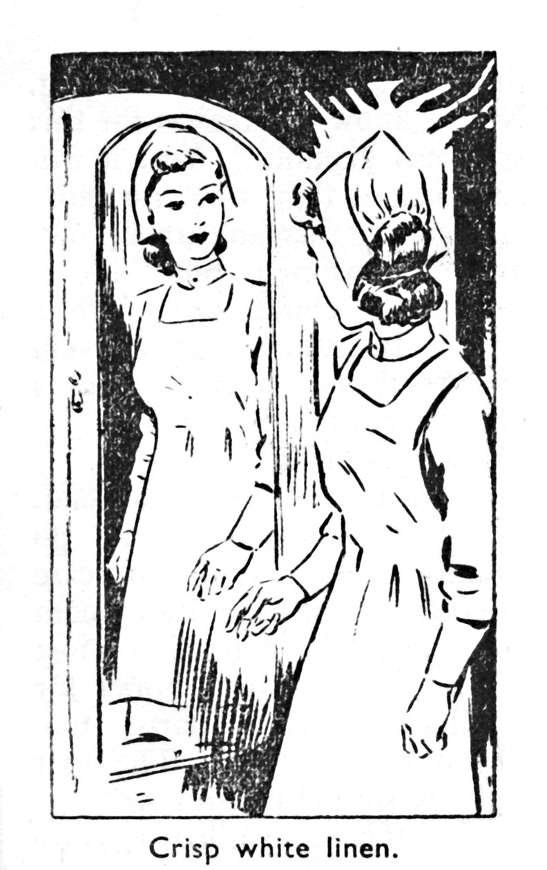Skarpt hvitt lin, 1940 av Unbekannt