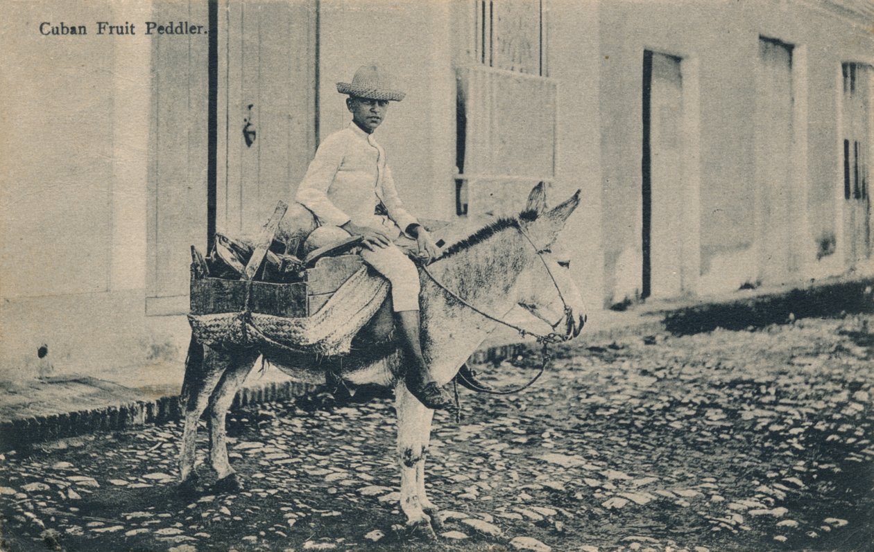Kubansk frukthandler, c1908 av Unbekannt
