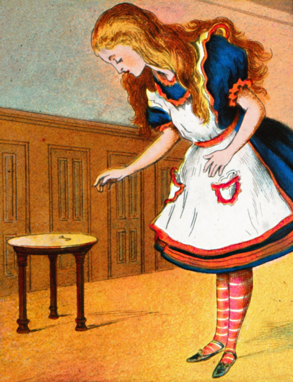 Nysgjerrigere og nysgjerrigere, ropte Alice, c1900. av Unbekannt