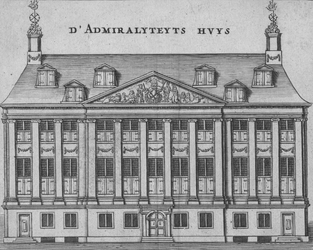 DAdmiralyteyts Huys, sent på 1600-tallet - begynnelsen av 1700-tallet. av Unbekannt