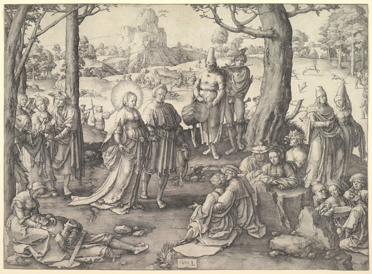 Dans av St. Maria Magdalena, 1519. av Unbekannt