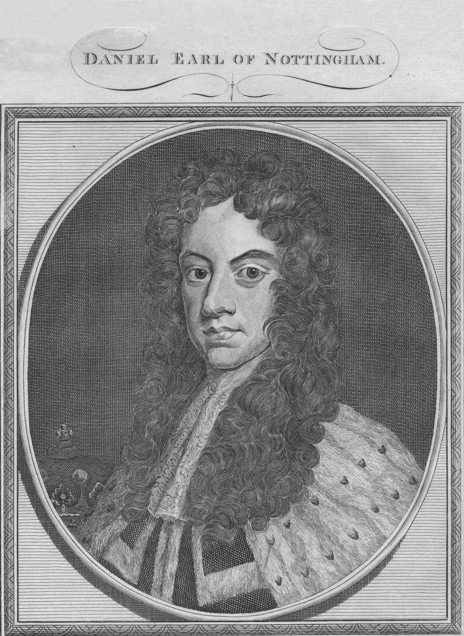 Daniel jarl av Nottingham, c1785. av Unbekannt
