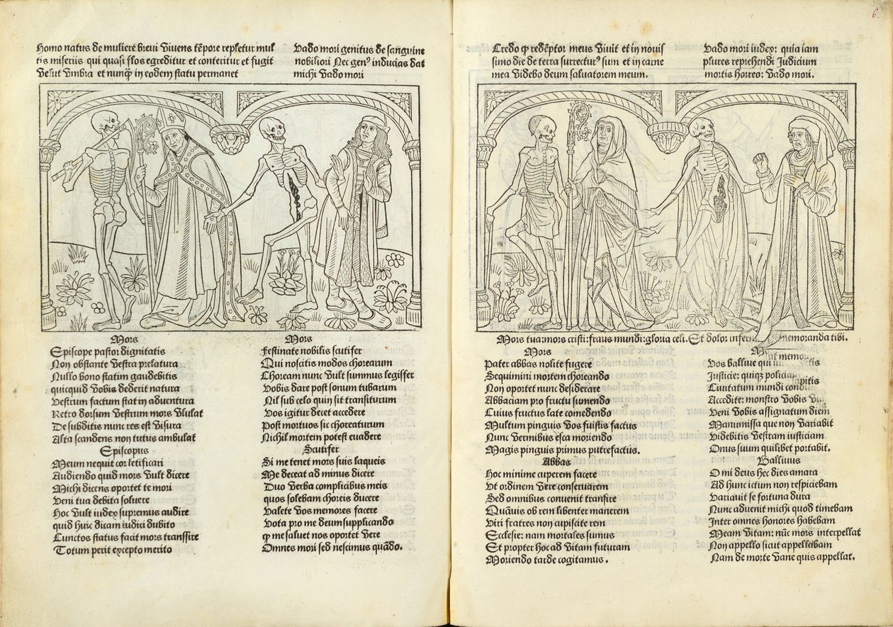 Dødedansen, 1490. av Unbekannt