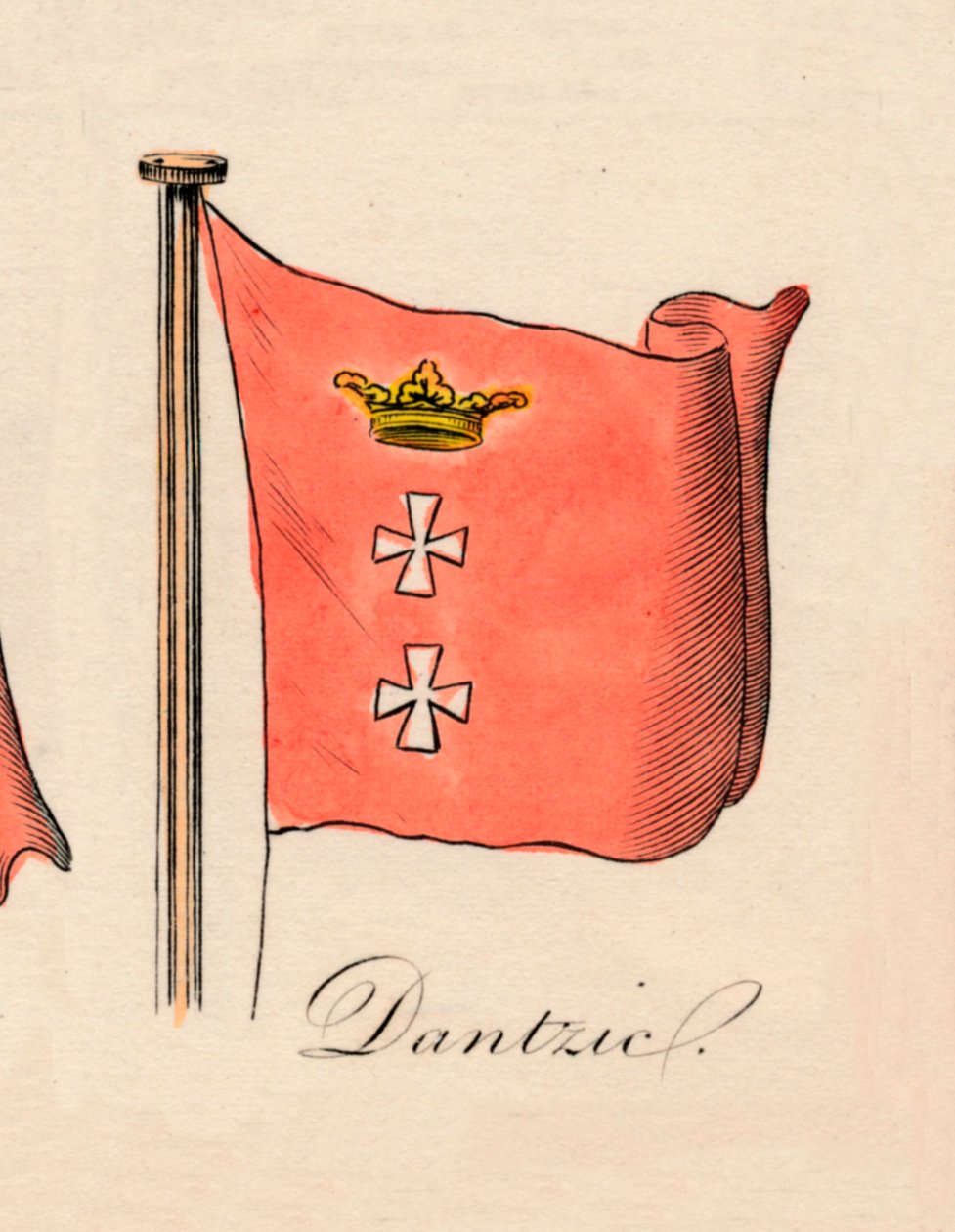 Dantzic, 1838 av Unbekannt