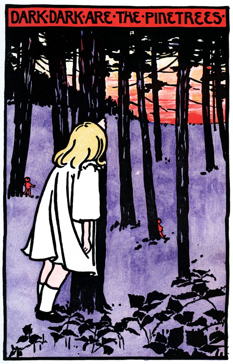 Dark, Dark are the Pinetrees, 1901 av Unbekannt