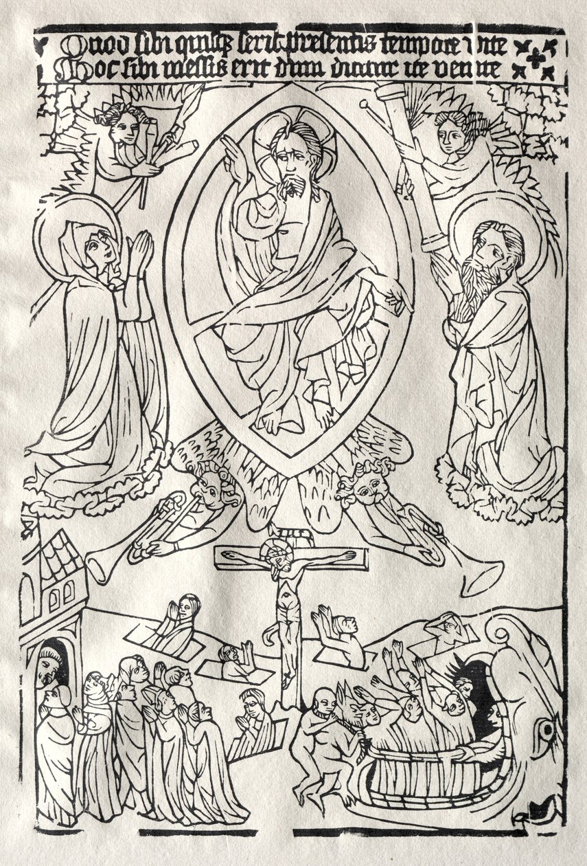 Den siste dommen, ca. 1430. av Unbekannt